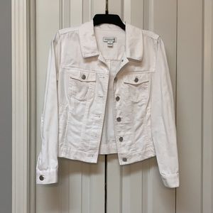White denim jacket